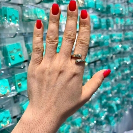 ANEL ENCANTO BANHADO A OURO