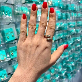 ANEL ENCANTO BANHADO A OURO