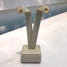 ARGOLA CORAÇÃO DUPLA BANHADO A OURO