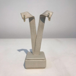 ARGOLINHA TORCIDA BANHADO A OURO