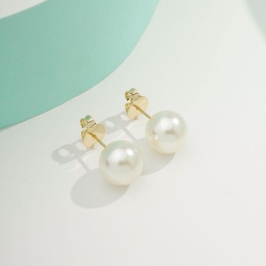 BRINCO DE PÉROLA JEWELRY BANHADO A OURO