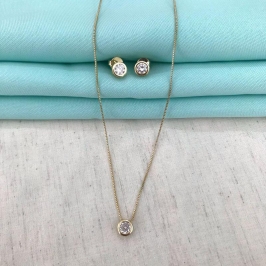 BRINCO PONTO DE LUZ BANHADO A OURO