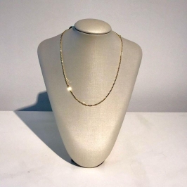 CHOKER FLUIR BANHADO A OURO