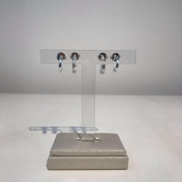 DUPLA ARGOLA SLIM BANHADO A PRATA