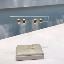 DUPLA DE ARGOLA MAX BANHADO A OURO