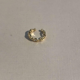 FAKE PIERCING ELOS BANHADO A OURO