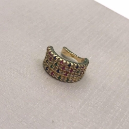 FAKE PIERCING GOLD COLOR BANHADO A OURO