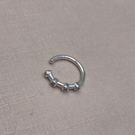 PIERCING SUNSHINE BANHADO A PRATA