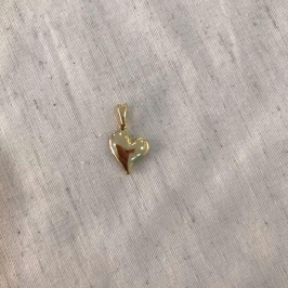 PINGENTE CORAÇÃO BANHADO A OURO