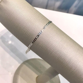 PULSEIRA ELO GRUMMET BANHADO A PRATA