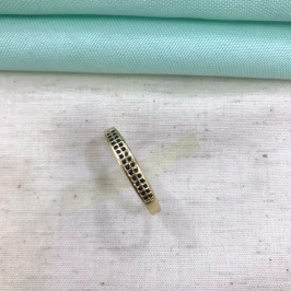 APARADOR STYLE EM ZIRCÔNIA BANHADO A OURO