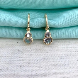 ARGOLA TIFFANY BANHADO A OURO