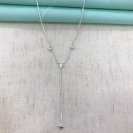 GRAVATINHA ESTRELA GUIA BANHADO A PRATA