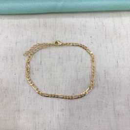 PULSEIRA FÍGARO BANHADO A OURO