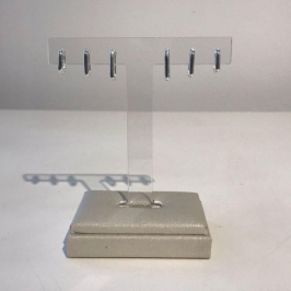 TRIO RETANGULAR BANHADO A PRATA