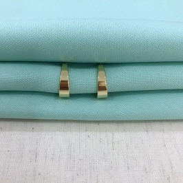 ARGOLA WIDE BANHADO A OURO