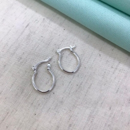 ARGOLINHA FECHO ITALIANO BANHADO PRATA