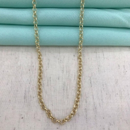 COLAR ELO PORTUGUÊS BANHADO A OURO