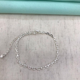 PULSEIRA AMORE BANHADO A PRATA