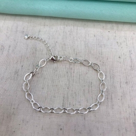 PULSEIRA ELOS BANHADO A PRATA