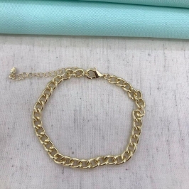 PULSEIRA ELOS BRAVE BANHADO A OURO