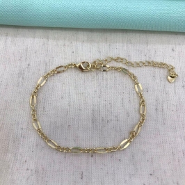PULSEIRA FÍGARO BANHADO A OURO