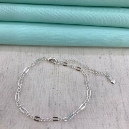 PULSEIRA FÍGARO BANHADO A PRATA