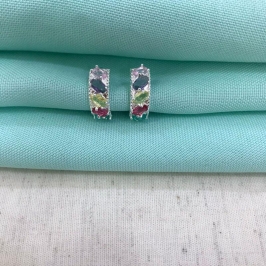 ARGOLA SUBLIME ZIRCÔNIA BANHADO A PRATA