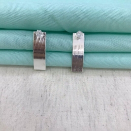 BRINCO CHAPINHA PONTO DE LUZ BANHADO A PRATA