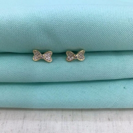 BRINCO LAÇO EM ZIRCÔNIA JEWELRY