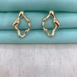 BRINCO ORGÂNICO BANHADO A OURO