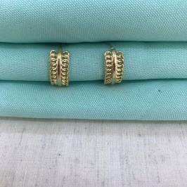 EARHOOK ELOS BANHADO A OURO