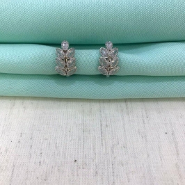 ARGOLA BELLA FIORE BANHADO A PRATA