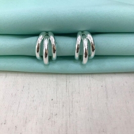 ARGOLA ICONIC BANHADO A PRATA