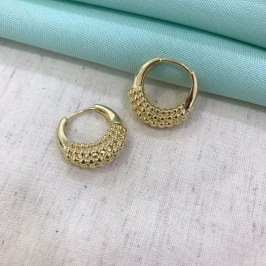 ARGOLA SPHERE TAM G BANHADO A OURO