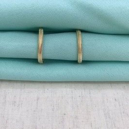 ARGOLA TEXTURIZADA BANHADO A OURO