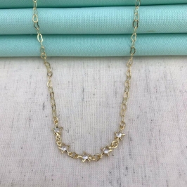 CHOKER ESTRELA BANHADO A OURO