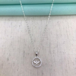 COLAR ESPÍRITO SANTO BANHADO A PRATA