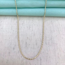 COLAR TORCIDINHO BANHADO A OURO