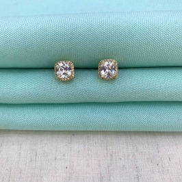 BRINCO AURORA ZIRCÔNIA BANHADO A OURO