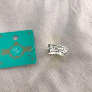 ANEL VITTORIA EM ZIRCÔNIA BANHADO A PRATA