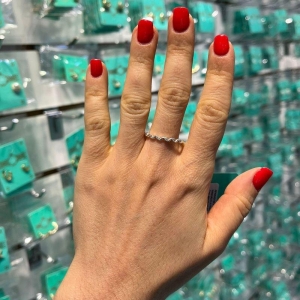 APARADOR PONTO DE LUZ BANHADO A PRATA