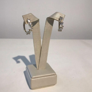 ARGOLA CORAÇÃO GLAMOUR ZIRCÔNIA COLORIDA BANHADO A OURO