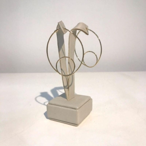 ARGOLA DUPLA MOVIMENTO BANHADO A OURO
