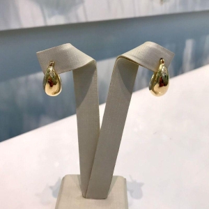 ARGOLA PUFFER BANHADO A OURO