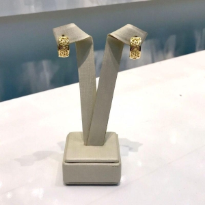 ARGOLA VALENCIA BANHADO A OURO