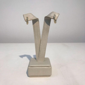 ARGOLINHA TORCIDA BANHADO A OURO