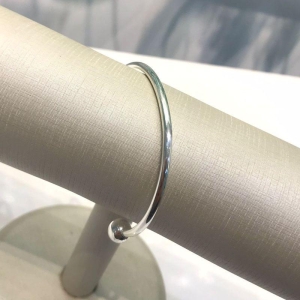 BRACELETE ESFERAS GLAMOUR BANHADO A PRATA