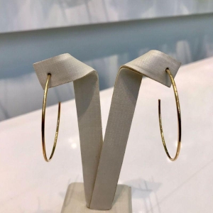 BRINCO DE ARGOLA BANHADO A OURO