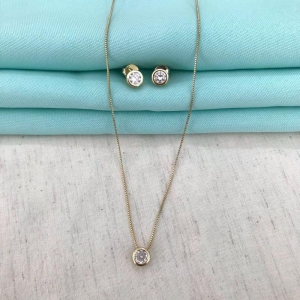 BRINCO PONTO DE LUZ BANHADO A OURO